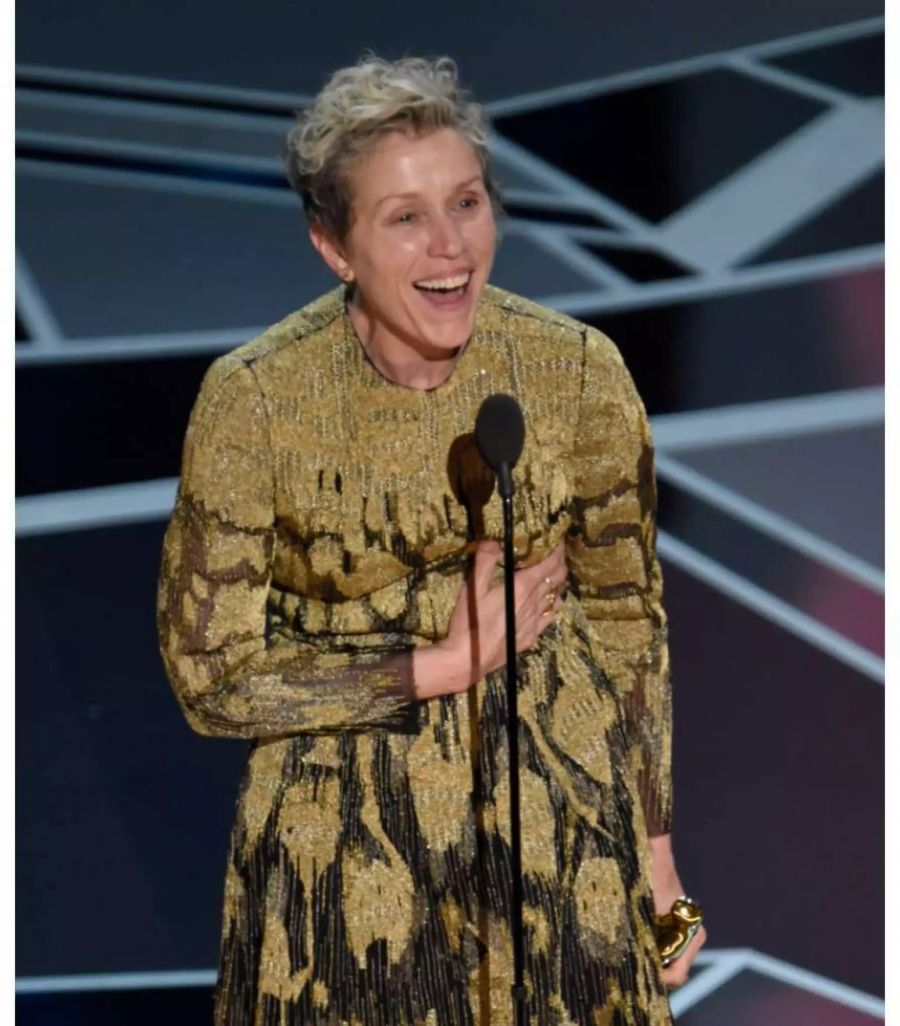 Ein wenig Frauenpower an den Oscars: Frances McDormand ist beste Hauptdarstellerin.