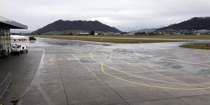 Der Flughafen Bern-Belp. (Archivbild) Flughafen Bern-Belp