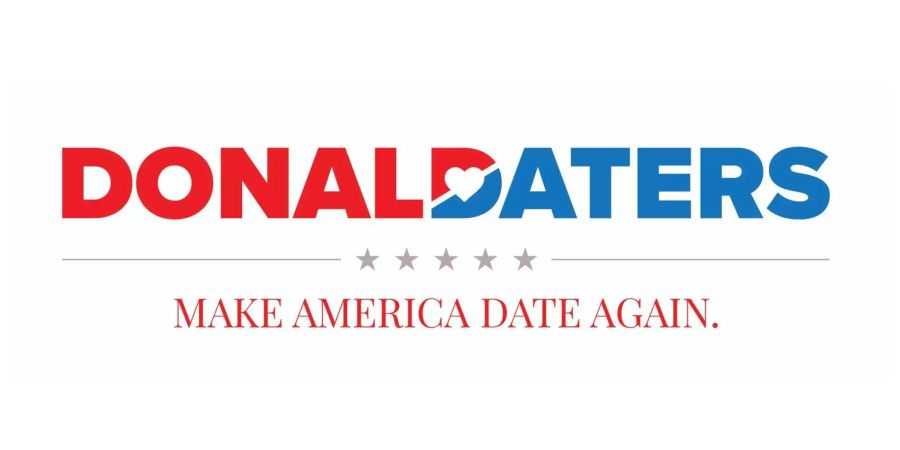 Unter dem Logo des Dating-App für Trump-Anhänger steht «Make America Date Again».