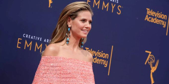 Heidi Klum kommt zu den Creative Arts Emmy Awards im Microsoft Theater. Heidi Klum kommt zu den Creative Arts Emmy Awards im Microsoft Theater.