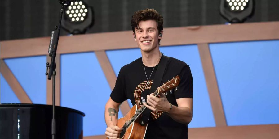 Shawn Mendes bei seinem Auftritt des «Global Citizen Festival».