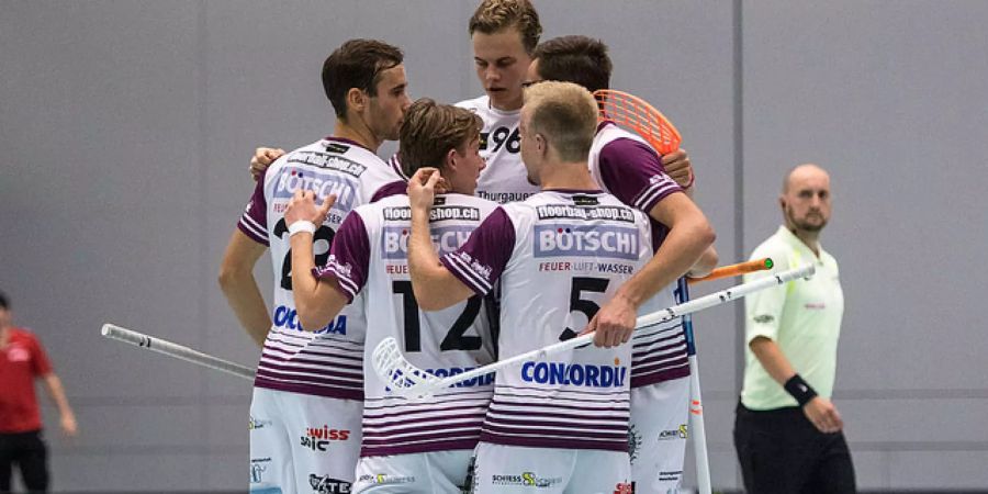 Floorball Thurgau hatte dieses Wochenende oft Grund zum Jubeln (Foto: Floorball Thurgau, Sandro Schmuki)