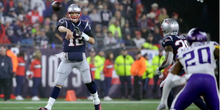 Tom Brady erreicht im Spiel gegen die Minnesota Vikings zwei weitere Meilensteine.