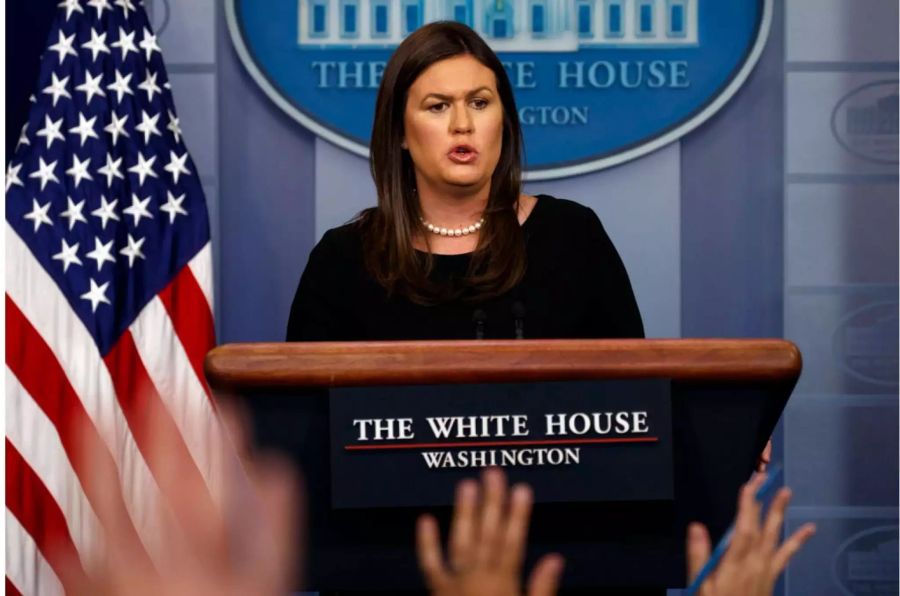 Sarah Sanders.