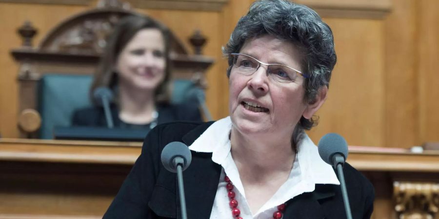 SVP-Nationalrätin Alice Glauser (VD) äussert sich zu einer Volksinitiative.
