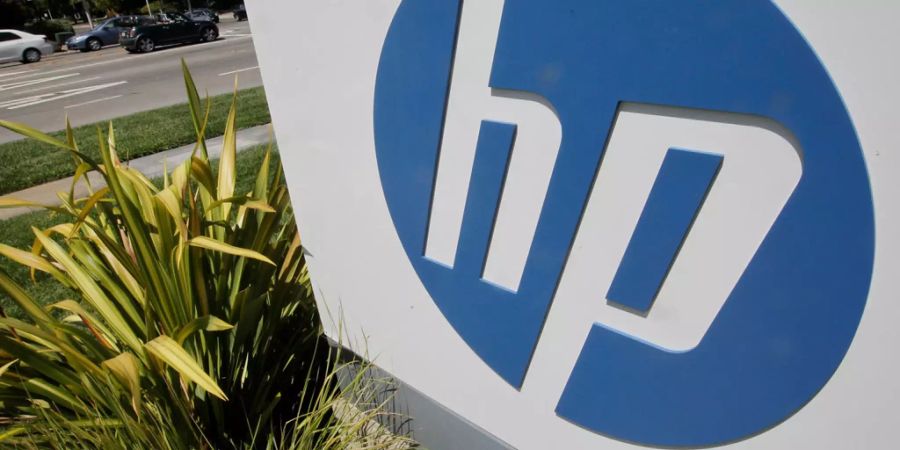 Das Logo von HP.