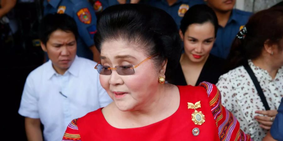 Imelda Marcos, die ehemalige First Lady aus den Philippinen.