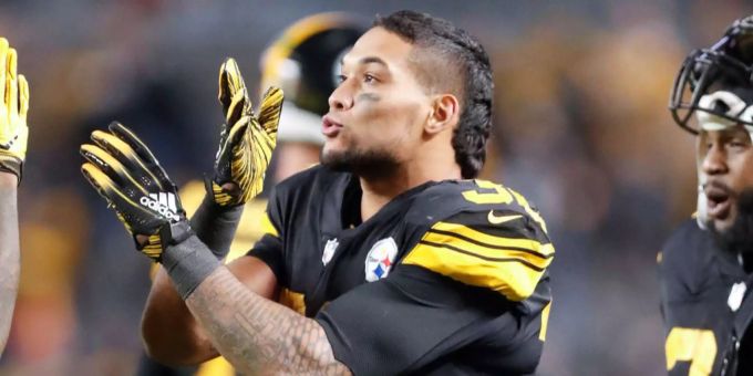 James Conner bejubelt einen Touchdown. James Conner bejubelt einen Touchdown.