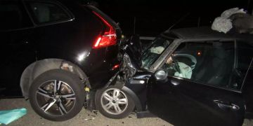 Verkehrsunfall auf der Autobahn A3 in Mollis