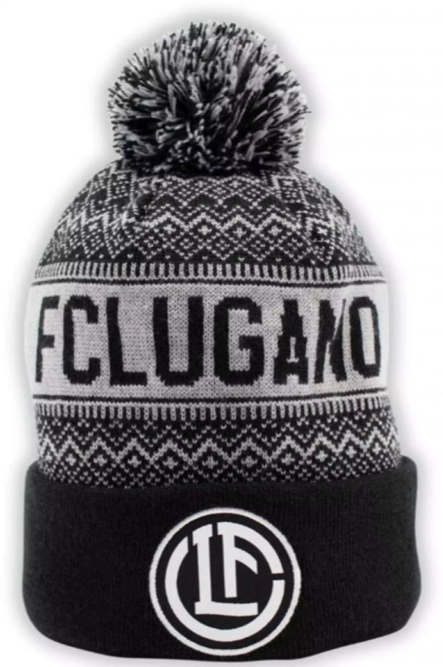 Das Angebot im Fan-Shop des FC Lugano ist relativ klein. Doch die schicke, schwarz-weisse Wintermütze für 39 Franken überzeugt.