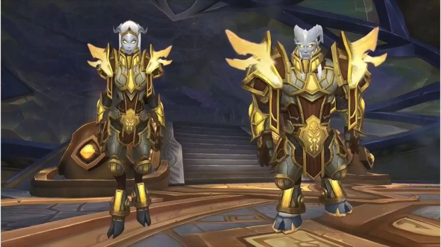 Die Lichtgeschmiedeten Draenei der Allianz aus Battle for Azeroth.