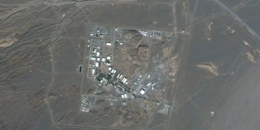 Satellitenbild der Atomanlage Natans