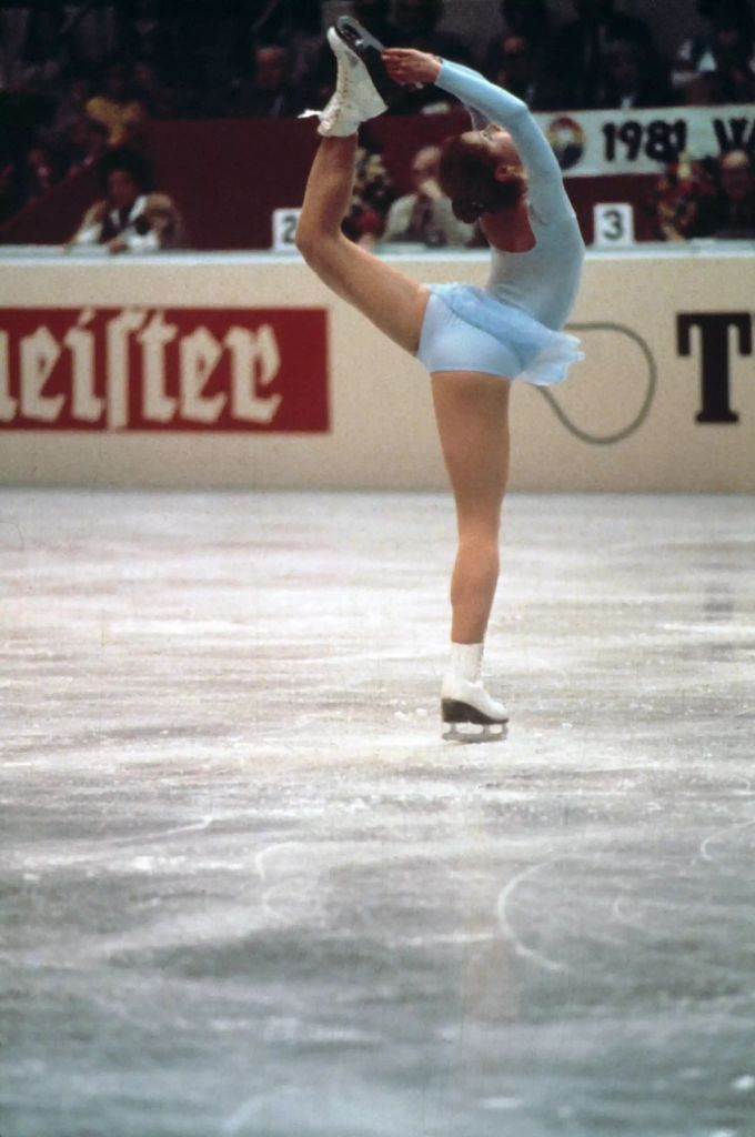 1981 gewann Denise Biellmann die WM in Hartford. Denise Biellmann