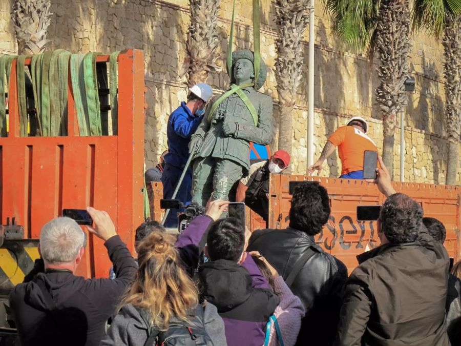 Franco-Statue in Spanien