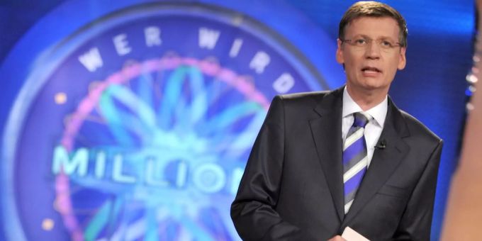 Günther Jauch in der Quizshow «Wer wird Millionär?». Günther Jauch