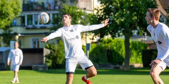 Der STV Oberentfelden – im Bild Nicolas Voit – will sich fürs Final4-Turnier qualifizieren. STV Oberentfelden