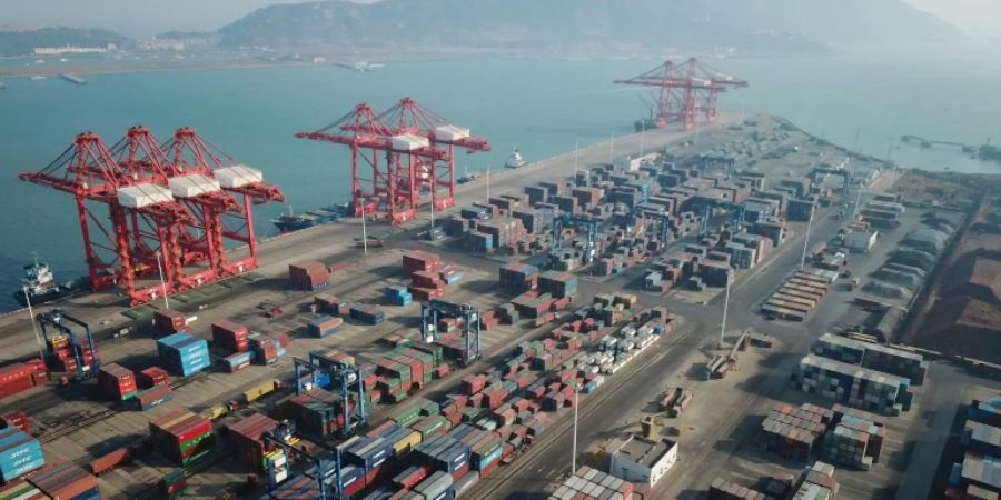 Hafen im chinesischen Lianyungang