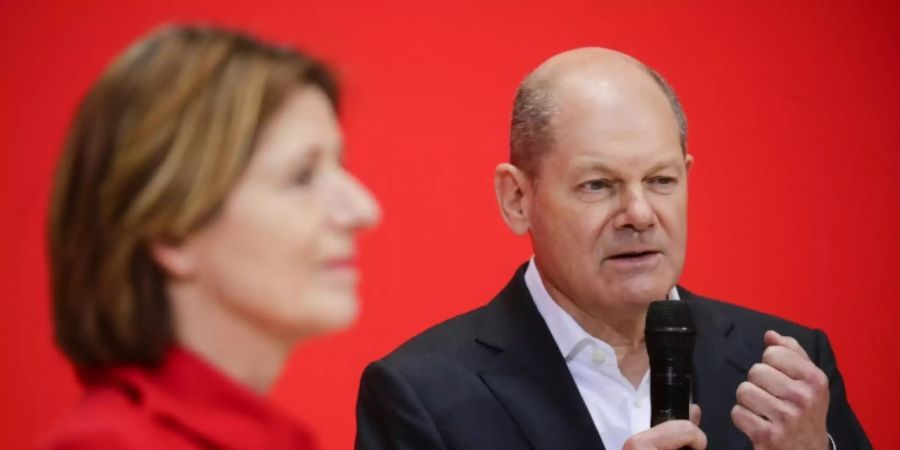 Malu Dreyer und Olaf Scholz