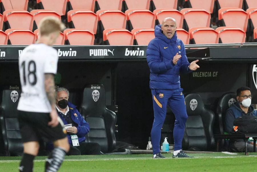 Alfred Schreuder stand für den gesperrten Head-Coach Ronald Koeman an der Seitenlinie.