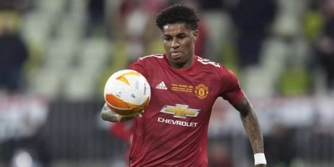 United-Stürmer Marcus Rashford wehrt sich gegen rassistische Beleidigungen. Foto: Michael Sohn/AP Pool/dpa United-Stürmer Marcus Rashford wehrt sich gegen rassistische Beleidigungen. Foto: Michael Sohn/AP Pool/dpa