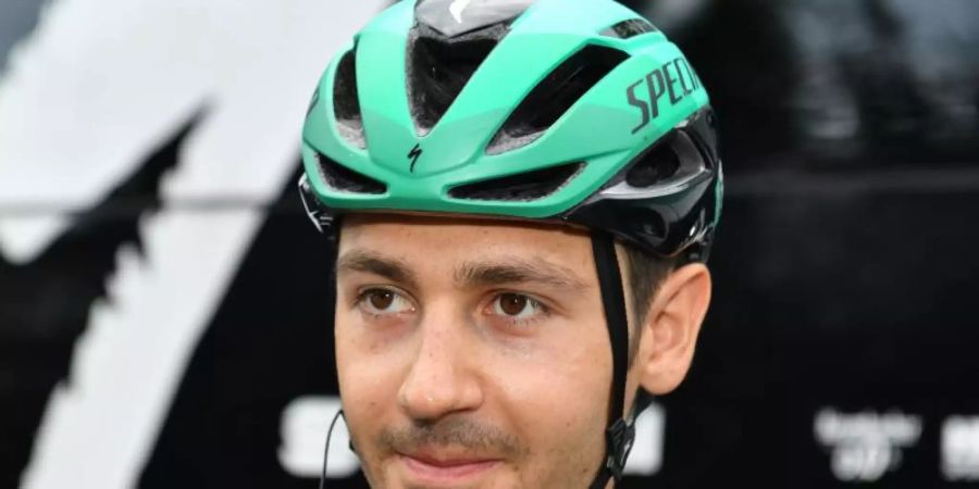 Emanuel Buchmann soll beim Giro mindestens Dritter werden. Foto: Bernd Thissen/dpa