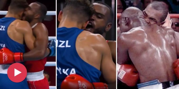 Olympia-Turnier - Marokko-Boxer erinnert mit Biss-Attacke an Mike Tyson