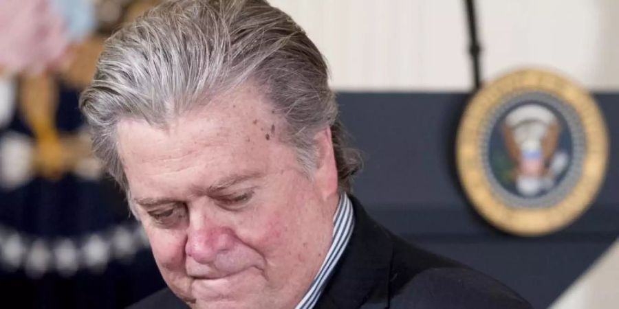 Stephen Bannon war Chefstratege des ehemaligen US-Präsidenten Donald Trump. Foto: Andrew Harnik/AP/dpa