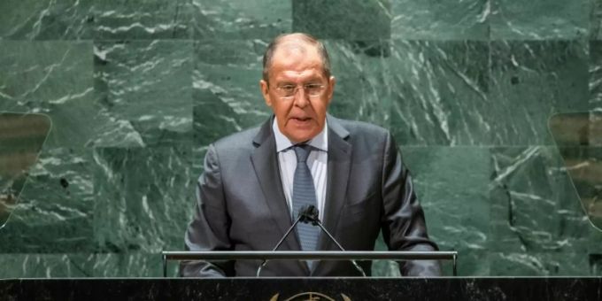 Lawrow bei der UN-Generaldebatte. Ukraine Krieg