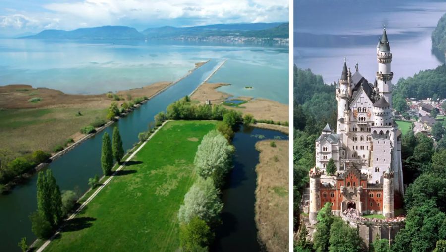 Juragewässerkorrektion Schloss Neuschwanstein