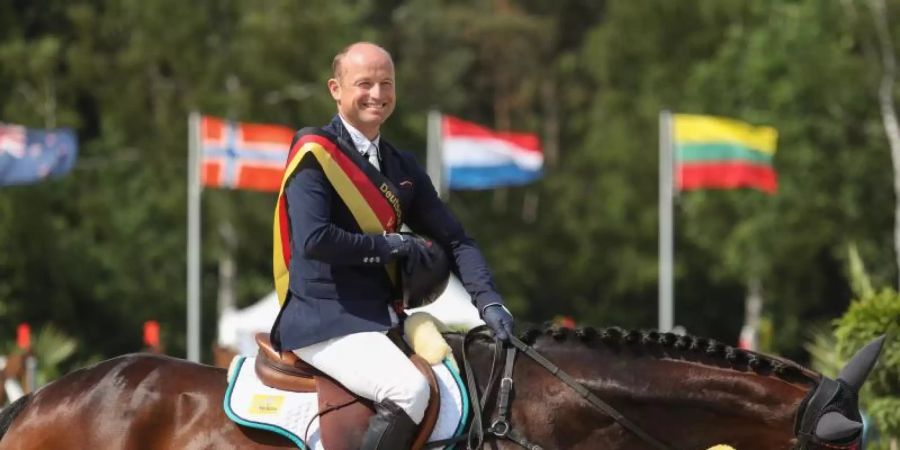 Will wieder Gold gewinnen: Vielseitigkeitsreiter Michael Jung. Foto: Friso Gentsch/dpa