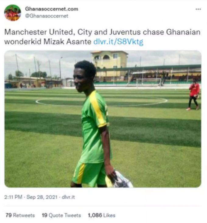 Mizak Asante gilt in Ghana als grosses Talent. Mizak Asante