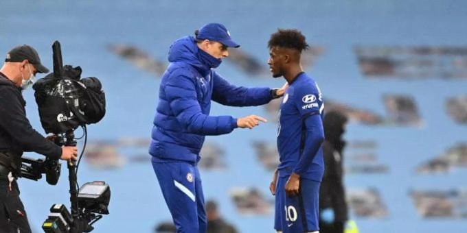 Ein Wechsel von Callum Hudson-Odoi (r) vom FC Chelsea zu Borussia Dortmund kam für Blues-Trainer Thomas Tuchel nie infrage. Foto: Shaun Botterill/PA Wire/dpa Ein Wechsel von Callum Hudson-Odoi (r) vom FC Chelsea zu Borussia Dortmund kam für Blues-Trainer Thomas Tuchel nie infrage. Foto: Shaun Botterill/PA Wire/dpa