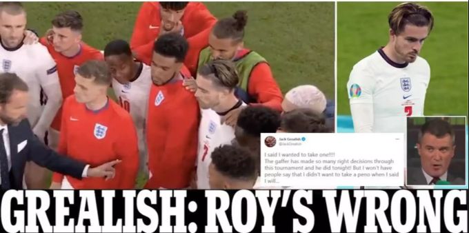 Jack Grealish verteidigt sich nach der Kritik von Roy Keane. Euro 2020