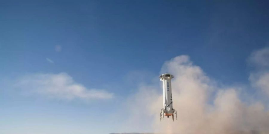 Blue Origin plant seinen ersten bemannten Raumflug.