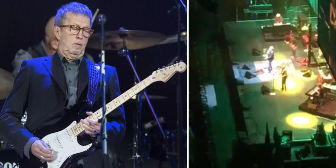 Eric Clapton gab am Samstag ein Konzert in einem Lokal mit Impf-Vorschrift. Eric Clapton