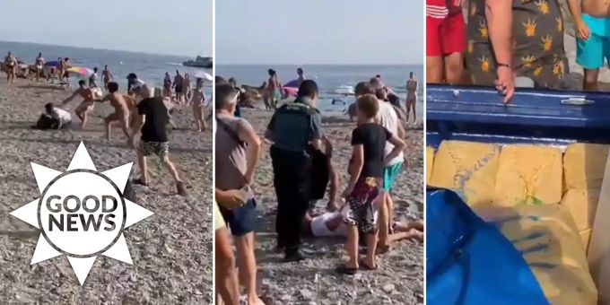 Bei Verfolgungsjagd - Strandbesucher stoppen Drogenschmuggler