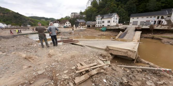 Nach dem Unwetter in Rheinland-Pfalz