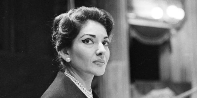 Die Sopranistin Maria Callas am 8. September 1959 im Opernhaus der Mailänder Scala, wo sie gerade Ponchiellis Oper «La Giaconda» aufnahm. maria callas
