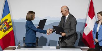 Präsidentin in Bern - Schweiz bekräftigt Solidarität mit Moldau