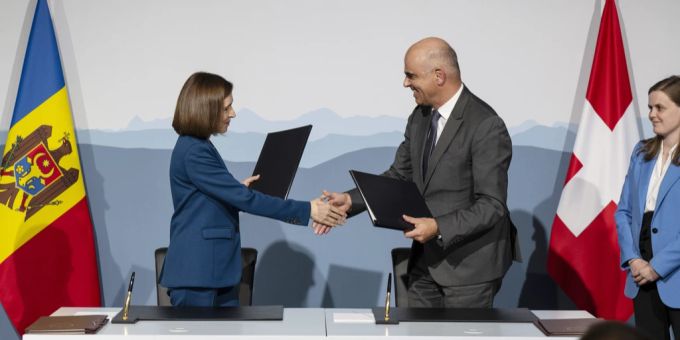 Präsidentin in Bern - Schweiz bekräftigt Solidarität mit Moldau