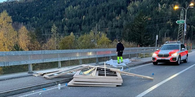 Rothenbrunnen: Ladung verloren