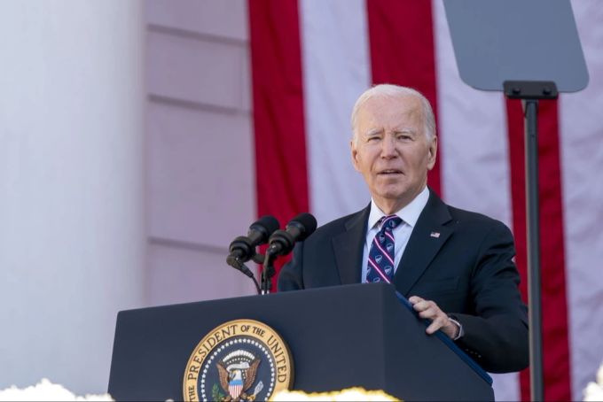 Im Vergleich zu Trump, tritt Joe Biden ruhig und ohne Aggression auf. joe biden