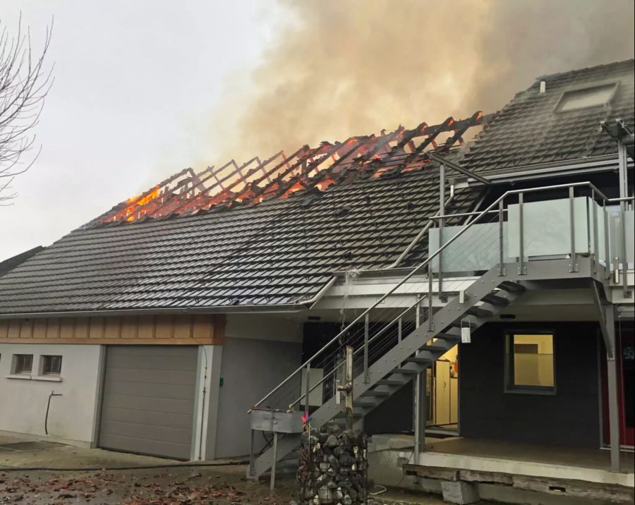 Flächenbrand Mauensee