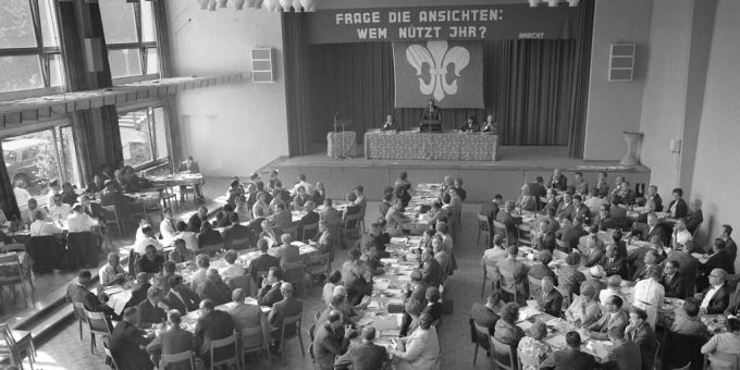 Parteitag der Freisinnig-Demokratischen Partei der Schweiz (FDP) am 22. Mai 1966. FDP Parteitag 1966