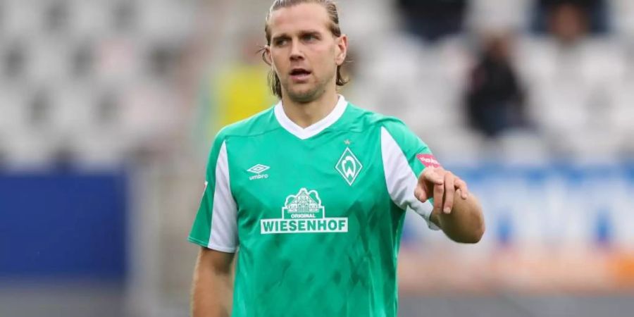 Werder-Stürmer Niclas Füllkrug trainiert wieder mit dem Team. Foto: Tom Weller/dpa