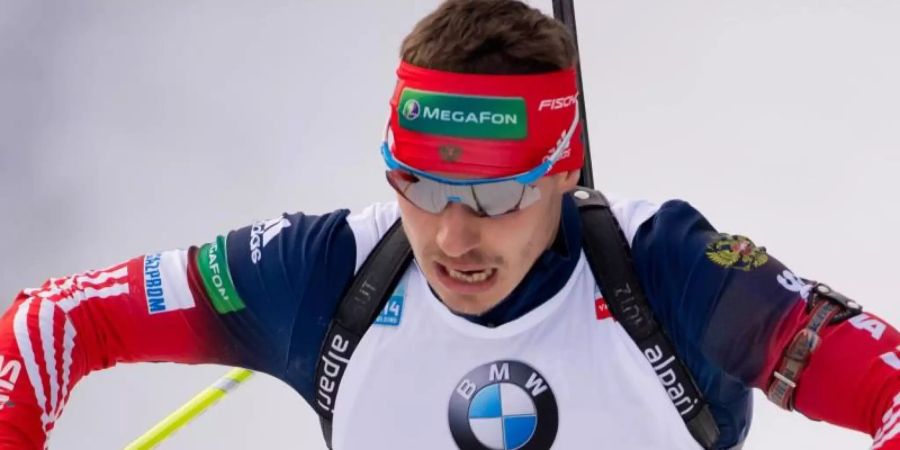 Legt Einspruch gegen das Doping-Urteil ein: Der russische Biathlet Jewgeni Ustjugow. Foto: picture alliance / dpa