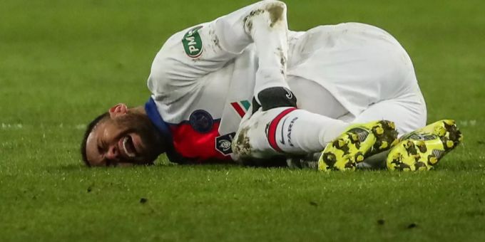 Hat sich beim Sieg von PSG über den SM Caen wieder verletzt: Neymar. Neymar