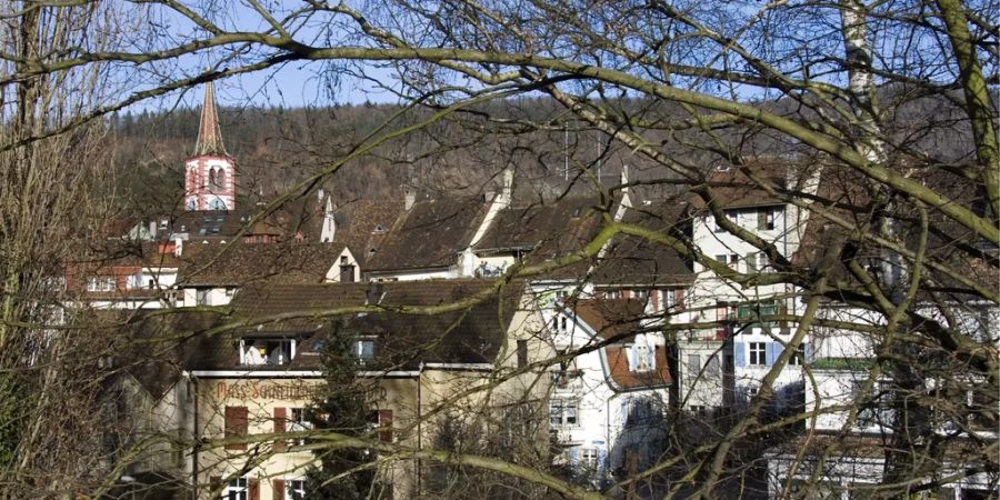 Die Altstadt Liestal.