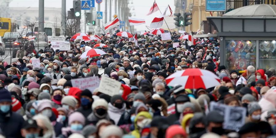 Belarus Protest Lukaschenko