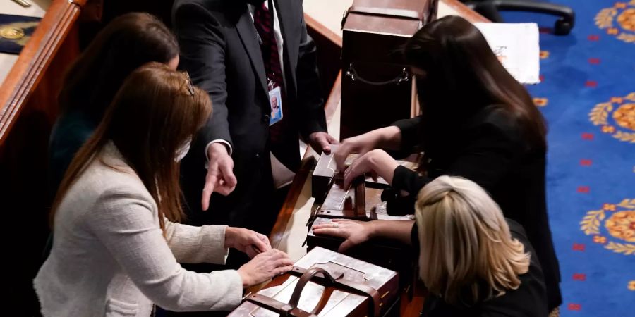 Zertifizierung der US-Wahlergebnisse im US-Kongress